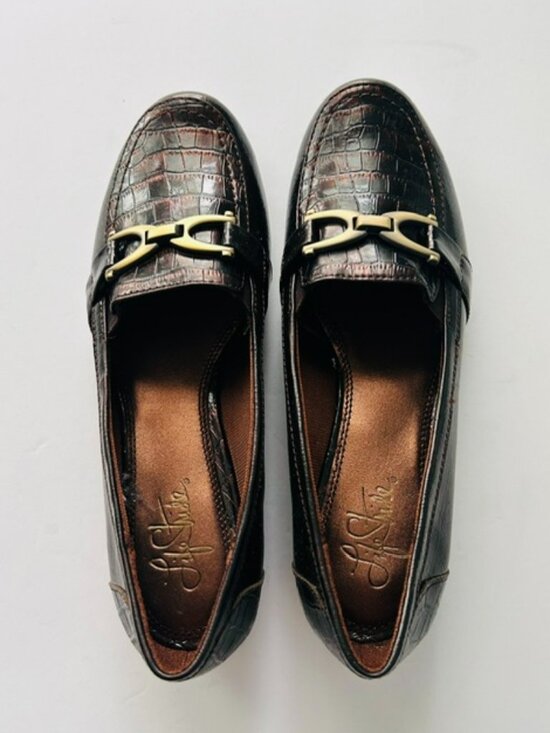 Life Stride Shoes - NWT Women's LifeStride Brown Loafers with Buckle, Size 8M